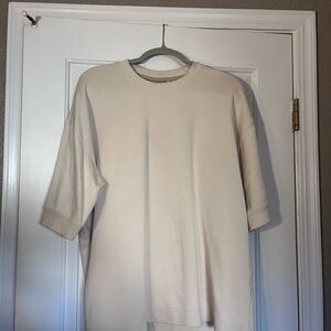 Among Others Cream oversized boxy T-Shirt